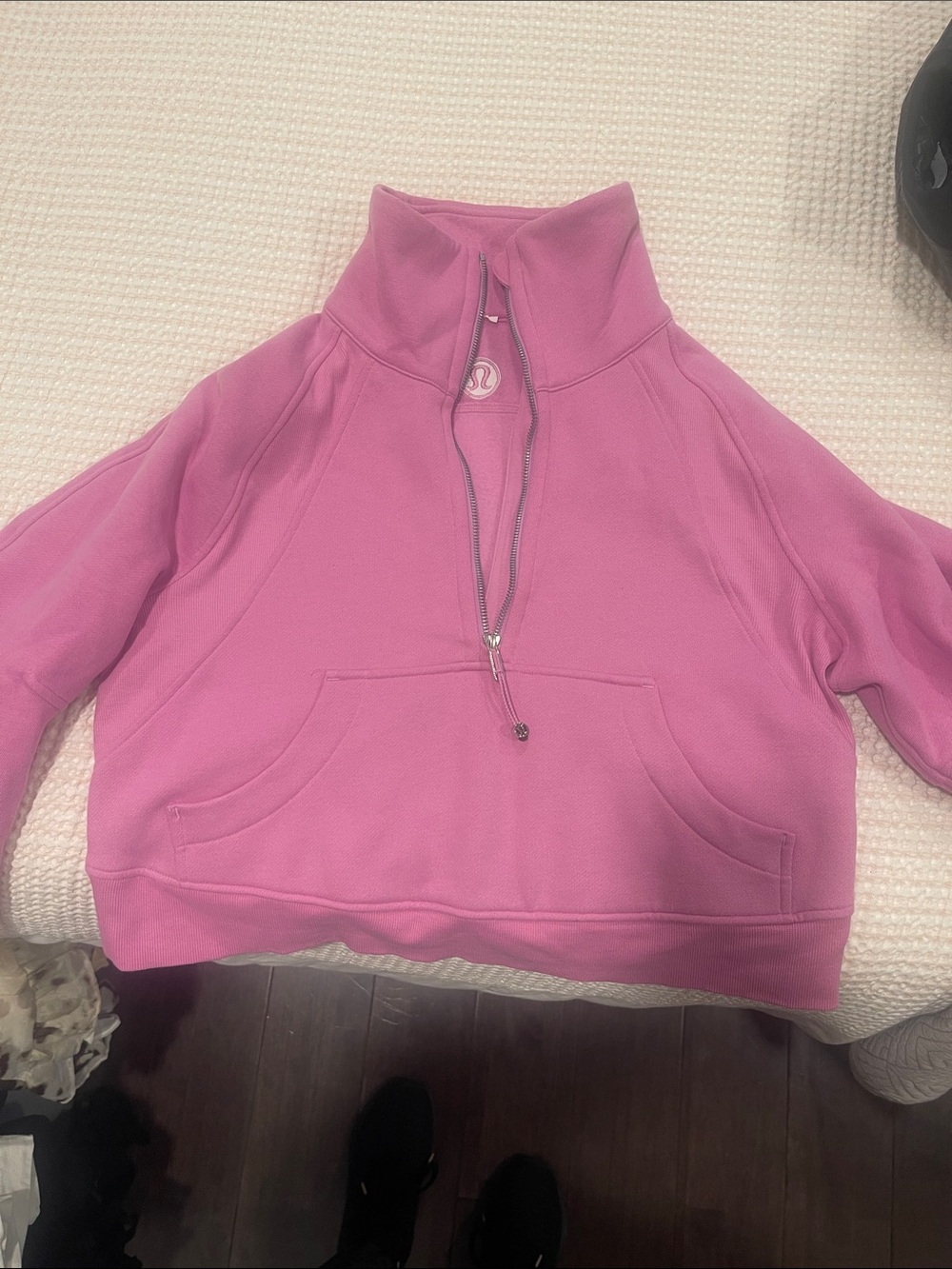 lululemon athletica Magenta Half-Zip Pullover Hoodie